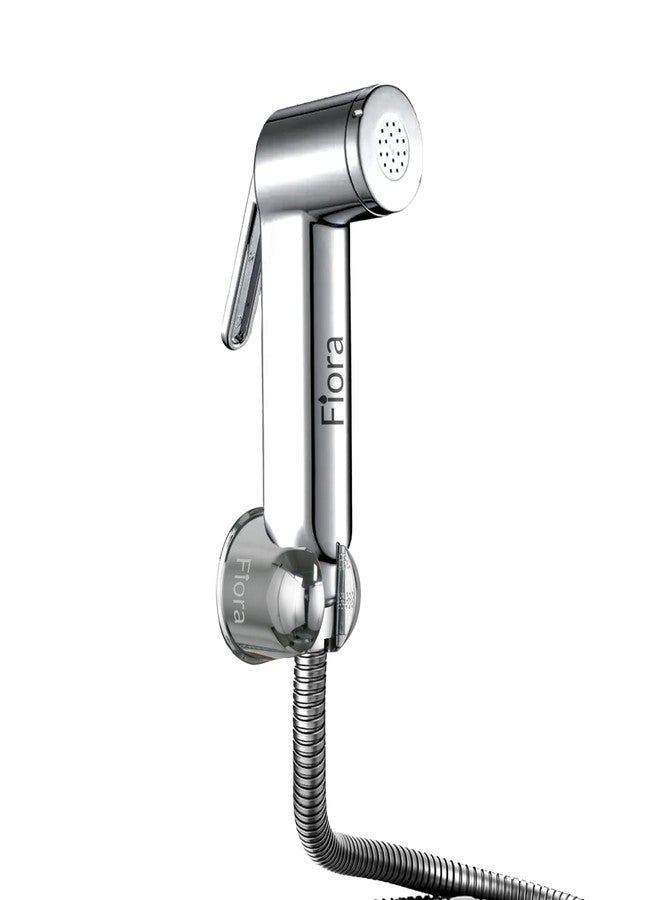 FIORA Premium SS Faucet Stand, Health Faucet Holder, Hand Shower Holder (Multi Purpose)| Wall Mounted Stand, Round-Chrome Finish, (Pack of 1) - Image 5